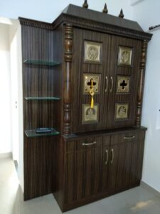 best pooja unit design in chennai by innovative space interiors top class interior designer in chennai