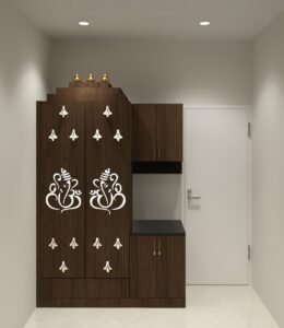 best pooja unit design in chennai by innovative space interiors top class interior designer in chennai2