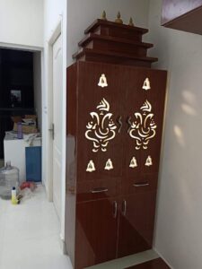 best pooja unit design in chennai by innovative space interiors top class interior designer in chennai4