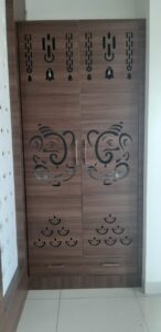 best pooja unit design in chennai by innovative space interiors top class interior designer in chennai7