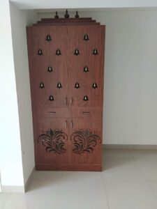 best pooja unit design in chennai by innovative space interiors top class interior designer in chennai9